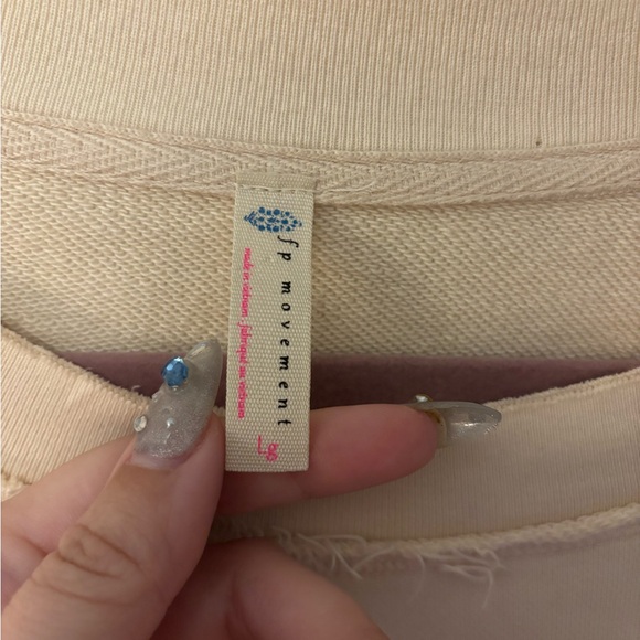 Free People FP Movement Ombre Metti Crew Neck Sweatshirt Large - Picture 3 of 5